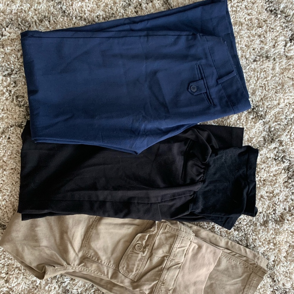Lot of 3 maternity pants